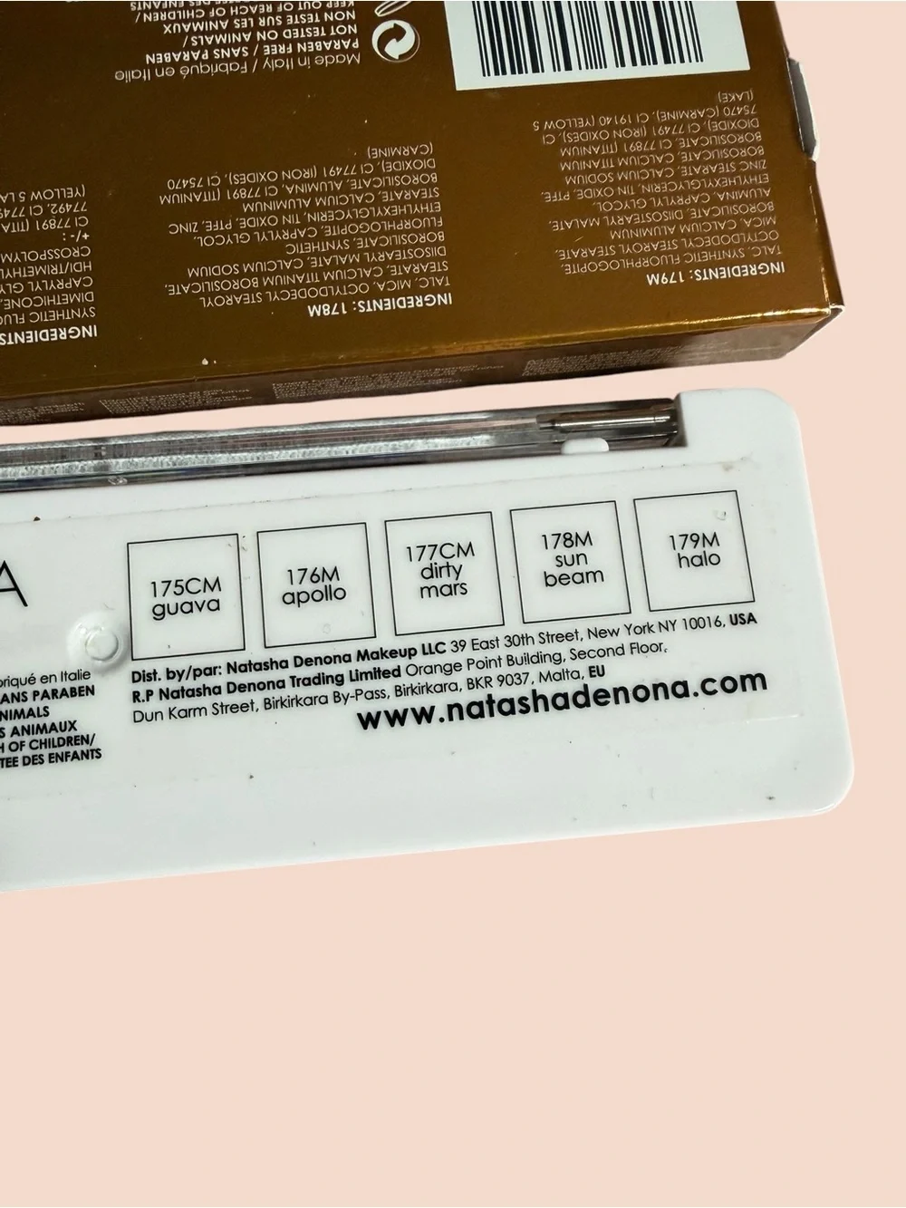 Natasha Denona Mini Sunset Palette - Tan, Rose, Brown & Gold Shimmers BNIB
